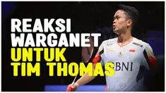 Berita video reaksi beragam warganet setelah Indonesia gagal raih gelar juara di final Thomas Cup 2024 yang digelar di  Hi-Tech Zone Sports Centre Gymnasium, Chengdu, China, Minggu (5/5/2024).