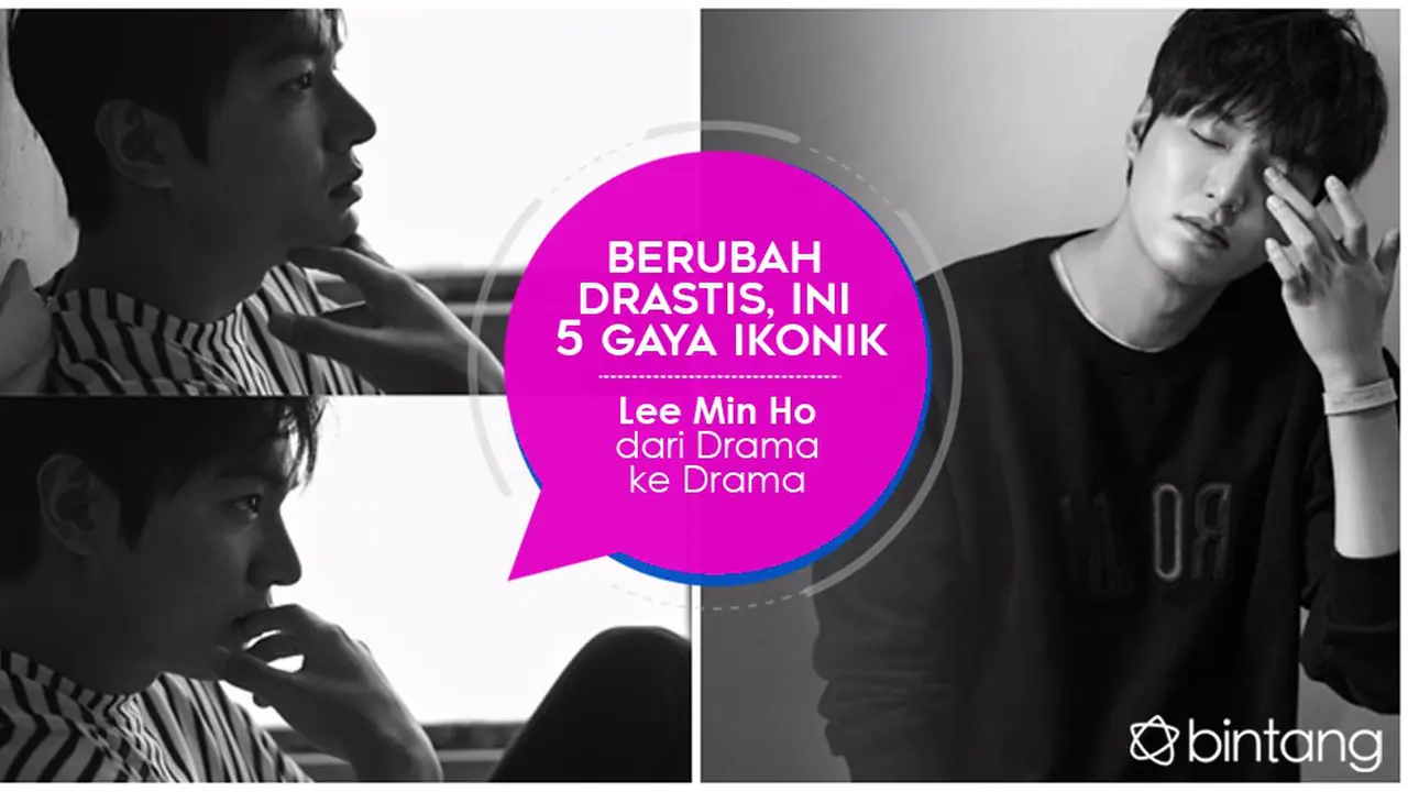 [Bintang] Berubah Drastis, Ini 5 Gaya Ikonik Lee Min Ho dari Drama ke Drama