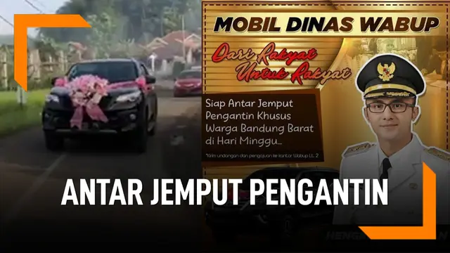 VIDEO: Gratis Antar Jemput Mobil Dinas Hengky Kurniawan