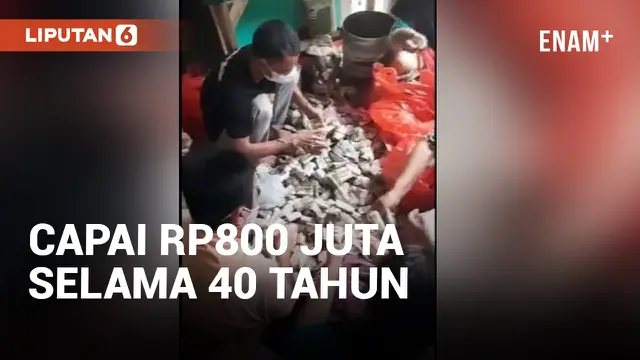 VIRAL KAKEK DI BANTEN KUMPULKAN UANG SELAMA 40 TAHUN MENCAPAI RP800 JUTA