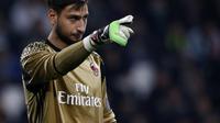 Gianluigi Donnarumma tampil mengesankan bersama timnas Italia. (MARCO BERTORELLO / AFP)