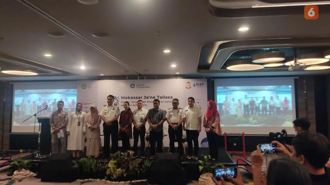 Peluncuran Proyek Makassar Je'ne Tallasa (Liputan6.com/Fauzan)