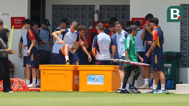FOTO Sesi Latihan Timnas Spanyol U-17