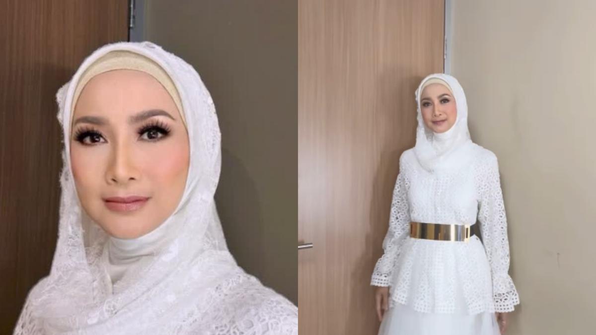 Potret Manglingi Desy Ratnasari dengan Wajah Awet Muda Berbalut Dress Putih Mirip Baju Pengantin