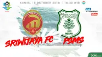 Liga 1 2018 Sriwijaya FC Vs PSMS Medan (Bola.com/Adreanus Titus)