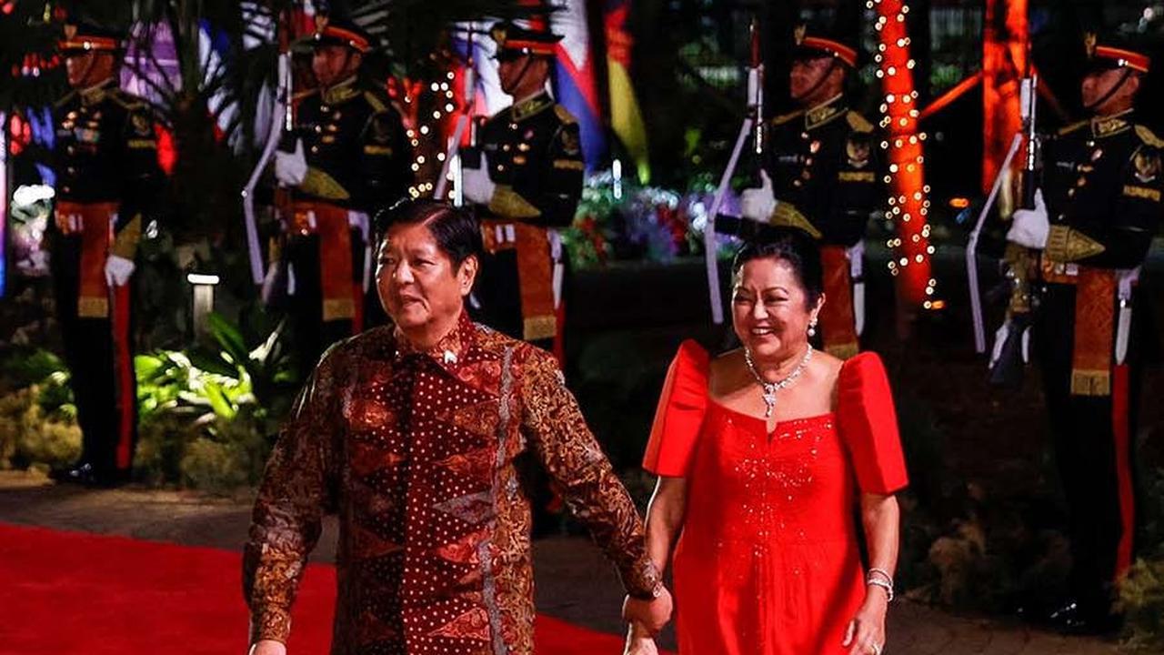 Presiden Filipina, Ferdinand Marcos Jr dan istrinya, Louise Araneta Marco.