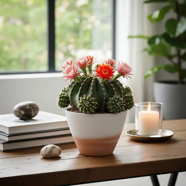 Kaktus Gymnocalycium (AI Generated)