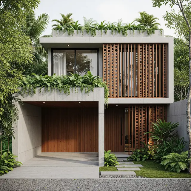 Desain Rumah Kecil agar Tidak Terlihat dari Luar Tanpa Pagar Tinggi
