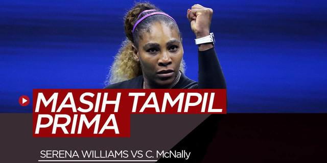 VIDEO: Menang di Putaran Kedua AS Terbuka 2019, Serena Williams Masih Prima di Usia 37 Tahun