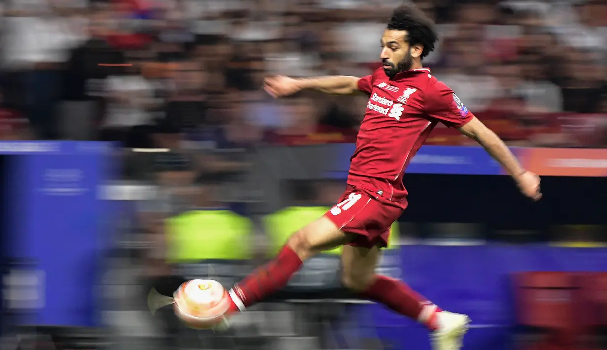 Sejak bergabung pada 2017, Salah telah menjelma sebagai mesin gol bagi Liverpool sekaligus ikon kejayaan bagi Merseyside Merah. (AFP/Javier Soriano)