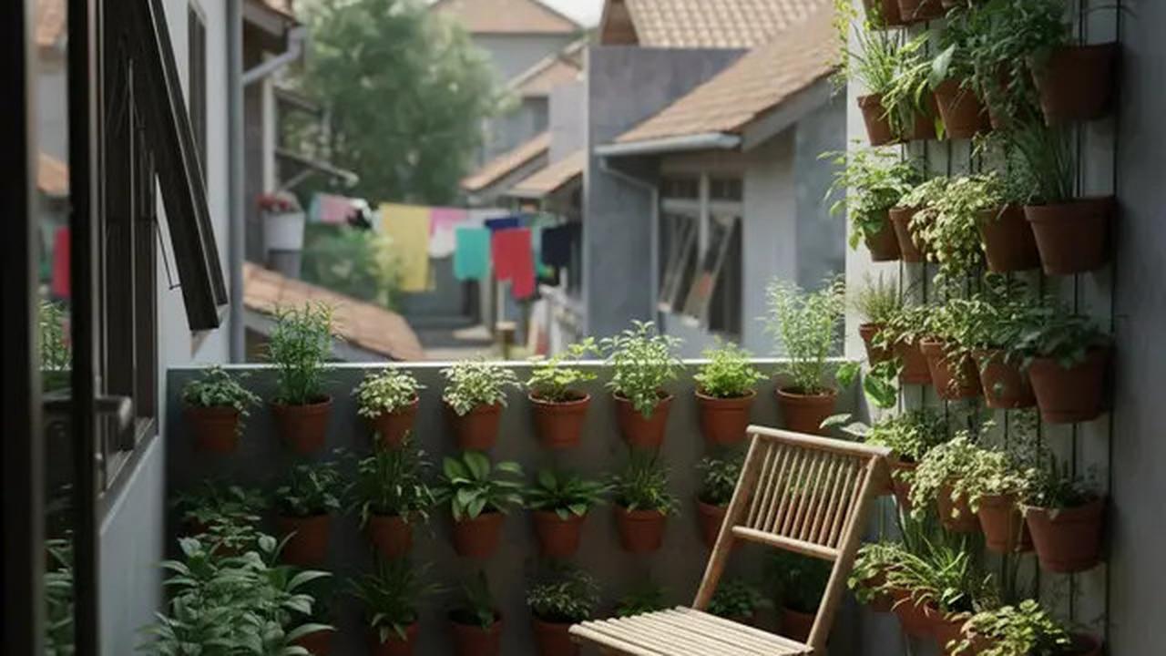 10 Ide Balkon Rumah Mungil di Lahan Terbatas yang Fungsional, Bikin Betah Nongkrong