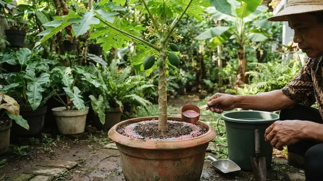 Nutrisi Pupuk Pepaya Tabulampot