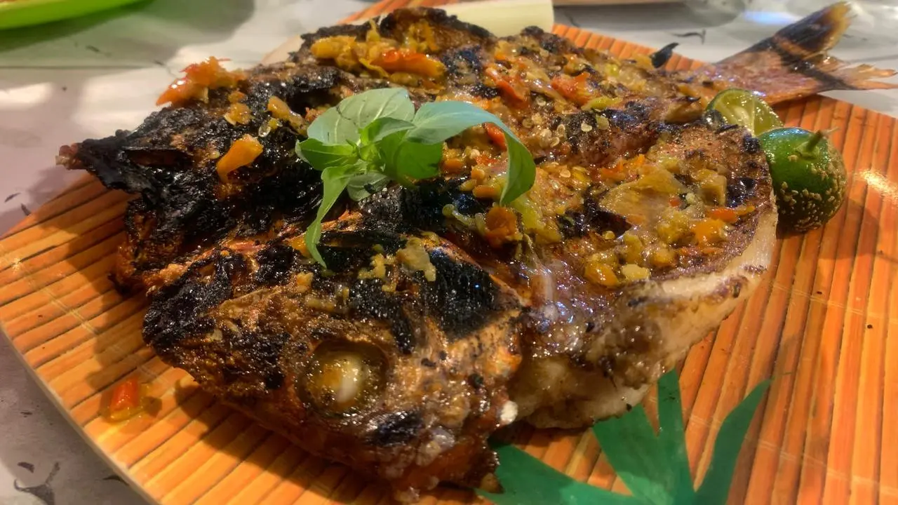 Ikan Bobara bakar