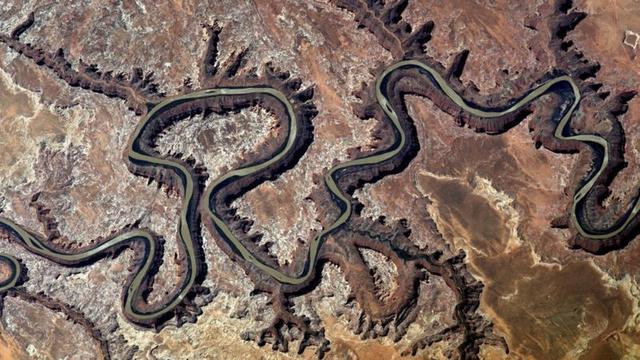 Sungai Green dari ISS