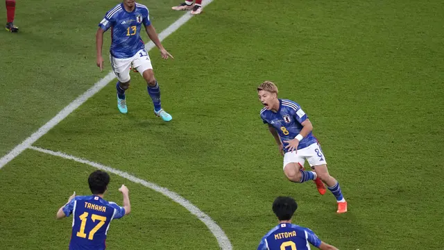 Jepang Melaju ke 16 Besar Piala Dunia 2022 Usai Bungkam Spanyol