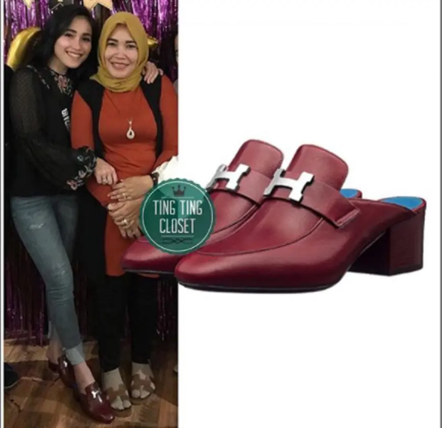 Mengintip 7 Koleksi Sepatu Mahal Ayu Ting Ting. (Instagram/tingtingcloset)