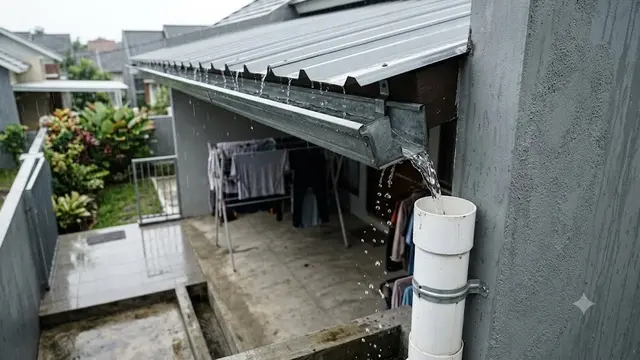 Lengkapi dengan Talang Air