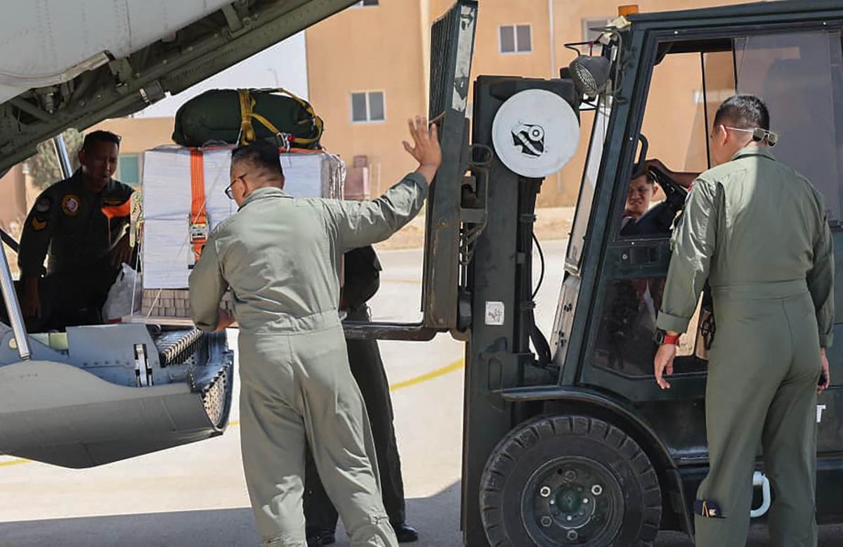 FOTO: Hadiah Kemerdekaan, Bantuan Indonesia Tiba di Gaza