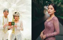 8 Potret Hanggini Memukau sebagai Bridesmaid, Kenakan Kebaya Simple Namun Elegan