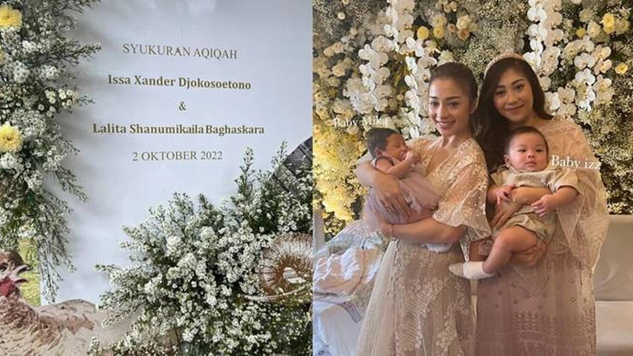 Digelar Bersama, Ini 7 Momen Akikah Anak Winona dan Nikita Willy