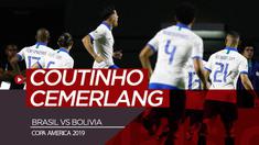 Berita video highlights Grup A Copa America 2019 antara Brasil melawan Bolivia yang berakhir dengan skor 3-0, Sabtu (15/6/2019).