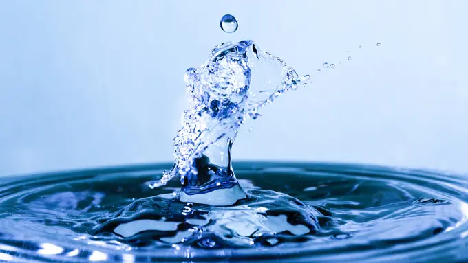 Contoh ilustrasi air bersih