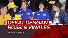 Berita video dua pembalap Monster Energy Yamaha, Valentino Rossi dan Maverick Vinales, menyapa 100 fans di Jakarta pada Selasa (4/2/2020).