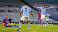 Manchester City kalahkan Crystal Palace pada laga lanjutan Premier League 2020/2021, Senin (18/01/2021) dini hari WIB. Manchester City menang 3-0. (CLIVE BRUNSKILL / POOL / AFP)