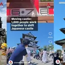 Unik, 1.800 Warga Jepang Gotong Royong Tarik Kastel 360 Ton