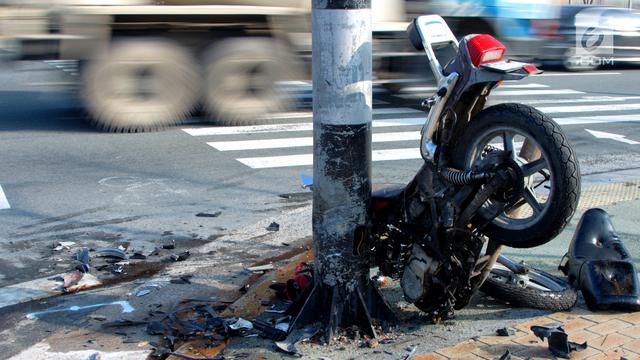 Kecelakaan Kendaraan Bermotor atau Kecelakaan Roda Dua