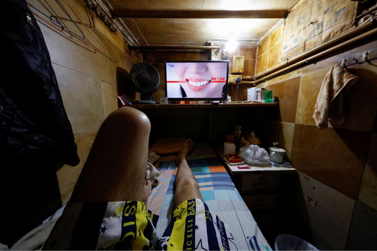 Rumah peti mati di Hong Kong