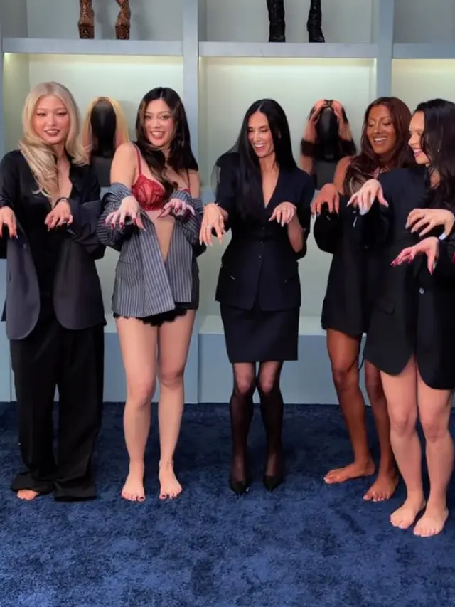 Demi Moore Tampil Bak Bestie KATSEYE di MV Animal, Pesona Awet Muda di Usia 63 Tahun Tuai Pujian