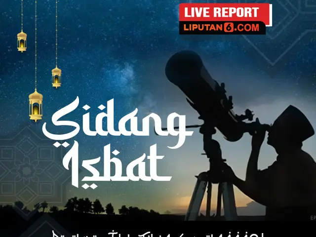 <p>Live Report Sidang Isbat Kapan Lebaran Idul Fitri 2023. (Abdillah/Liputan6.com)</p>