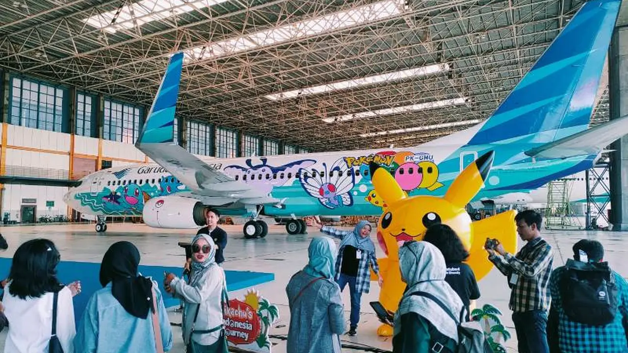 Kemenparekraf Optimistis Pesawat Pikachu Jet GA1 Bisa Tingkatkan Minat Wisatawan ke Destinasi Wisata Lokal