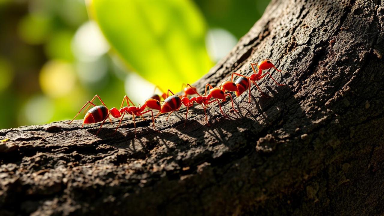 Ilustrasi semut ©Ilustrasi dibuat AI