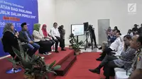 Suasana acara Ngopi Bareng Ombudsman di Ruang Serbaguna Ombudsman RI, Jakarta, Selasa (30/4/2019). Acara ini memberikan penghormatan bagi petugas KPPS yang menjadi korban sakit maupun meninggal pada Pemilu 2019. (merdeka.com/IqbalNugroho)