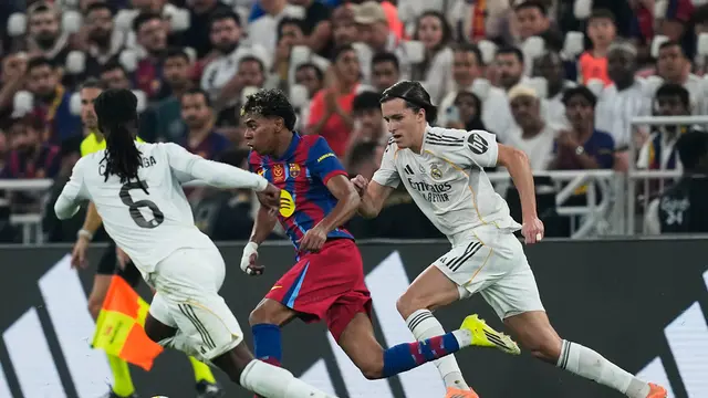 barcelona vs real madrid piala super spanyol