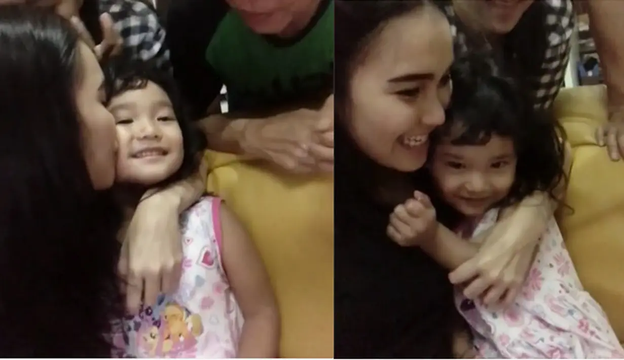 Penyanyi dangdut Ayu Ting Ting baru saja merayakan ulang tahun putrinya, Bilqis Khumairah Razak. Beberapa foto dibagikan janda satu anak itu Instagram. (Instagram/ayutingting92)