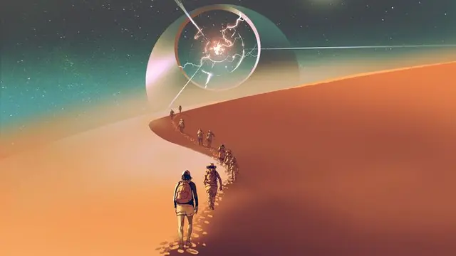 Ilustrasi digital karya Tithi Luadthong