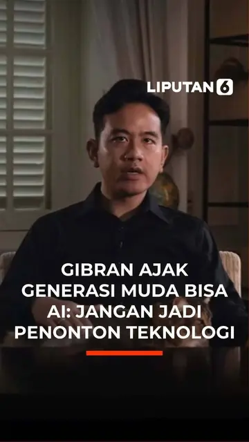 Gibran Ajak Generasi Muda Bisa AI : Jangan Jadi Penonton Teknologi