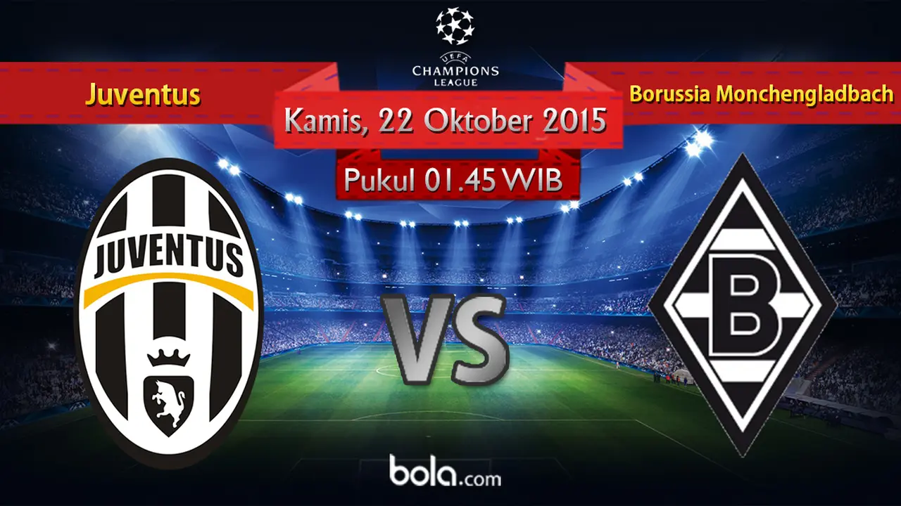 Juventus Vs Borussia Monchengladbach (Bola.com/Rudi Riana)