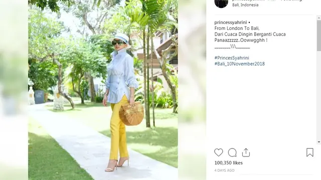 Syahrini (Foto: Instagram)
