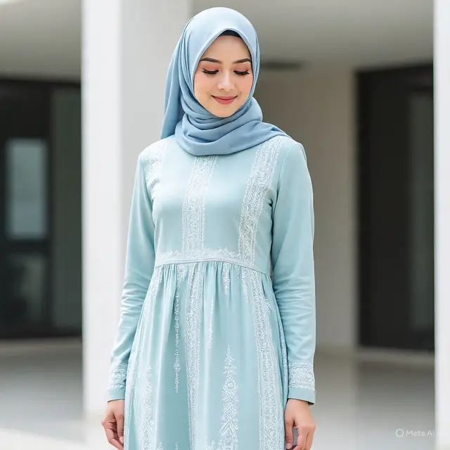 Gamis untuk Bahu Lebar