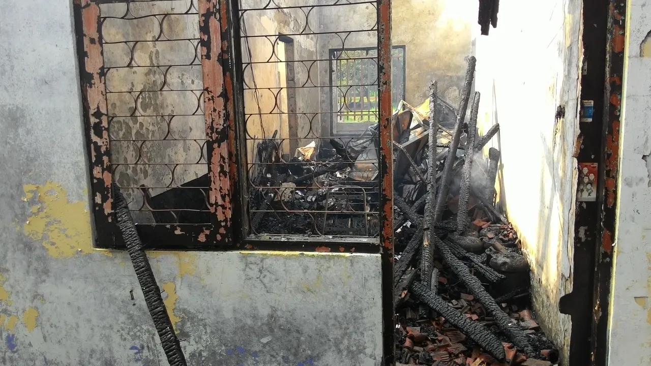 Pasca-Kebakaran, Kantor Komnas PA Masih Berasap