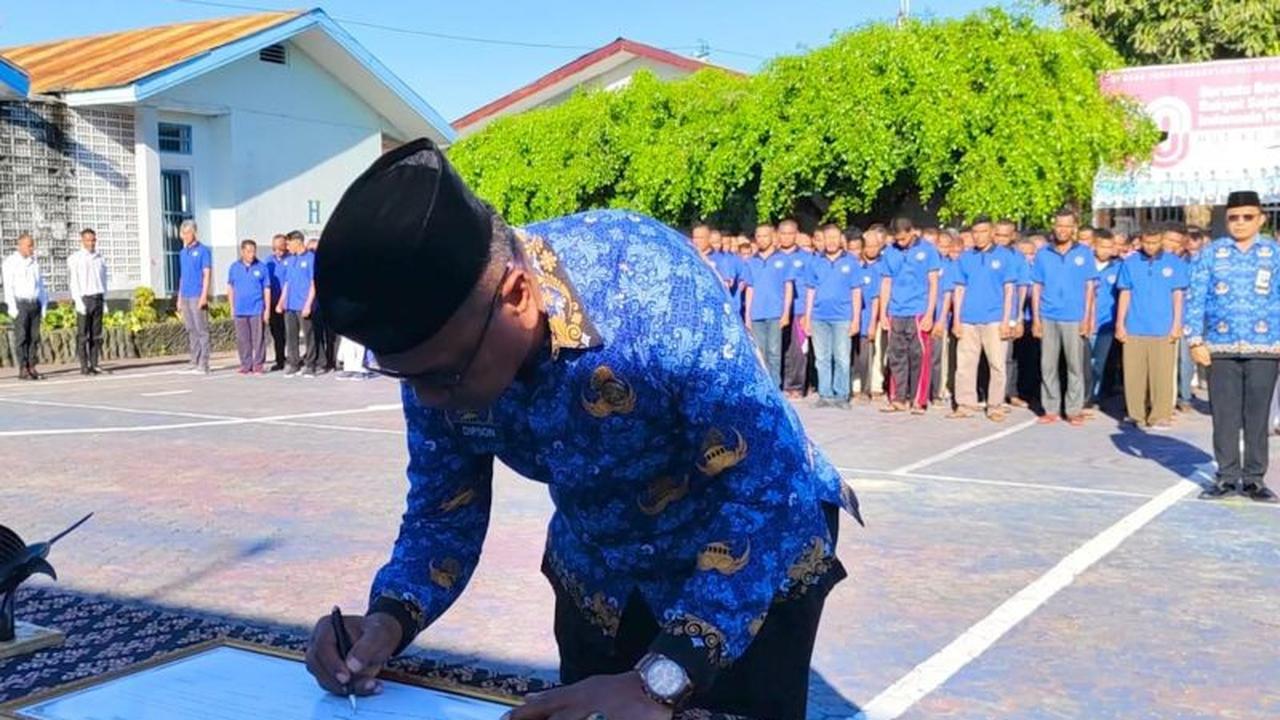 Lapas Kupang Deklarasikan Komitmen Kuat Wujudkan Zero Halinar 2026