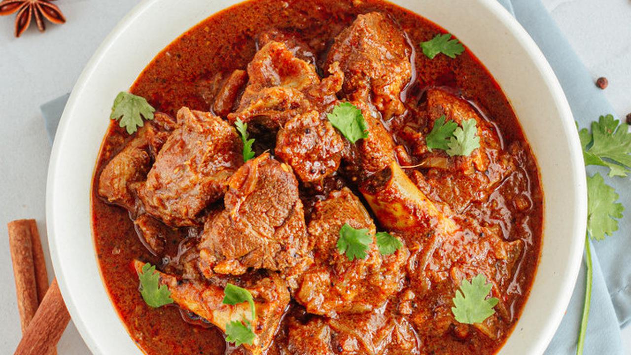 kari daging kambing sapi pedas