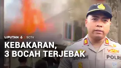 Ini peringatan untuk siapa saja, jangan pernah meninggalkan anak di rumah dalam keadaan pintu terkunci. Di Palembang, ada tiga bocah yang terjebak di dalam rumah saat kediamannya terbakar.