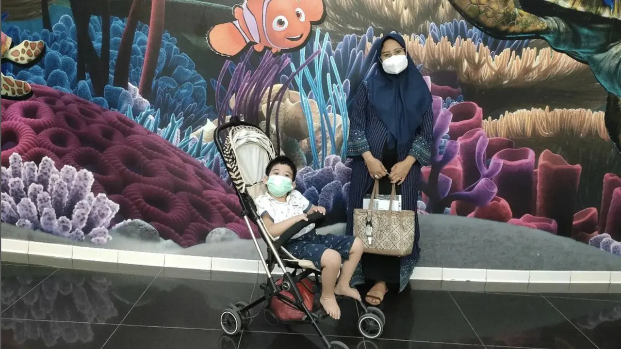 Ummy Lesthary, seorang ibu dari anak Moebius Syndrome