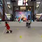 Area bermain ice skating di Tangcity Mal. (Liputan6.com/Pramita Tristiawati)