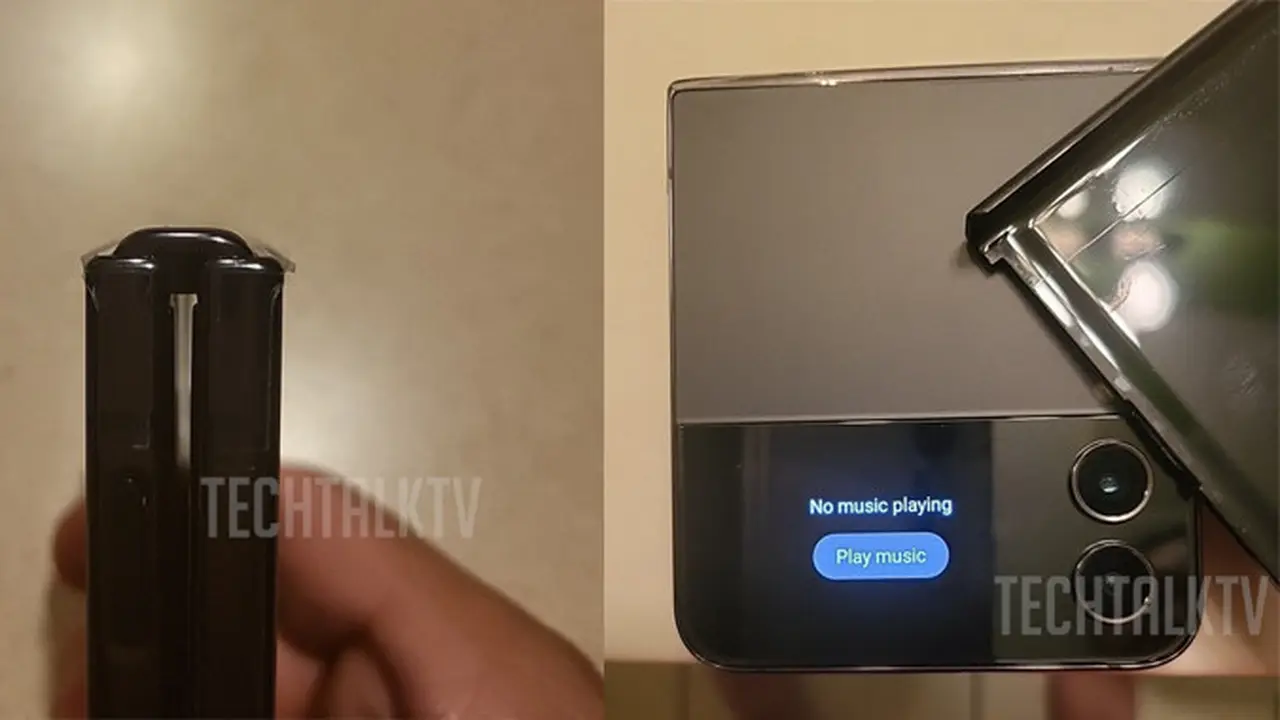 Foto penampakan Galaxy Z Flip4